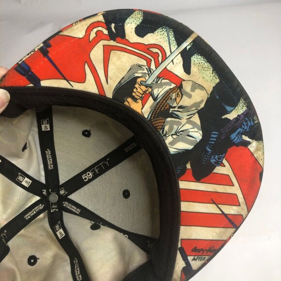 New Era 59fifty‎ G.I. Joe Snake Eyes Cobra Commander Cap Hat Size 7.5 59.6 cm - Picture 16 of 16